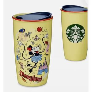 Disneyland - Minnie Mouse Porcelain Starbucks® Tumbler- New in Box
